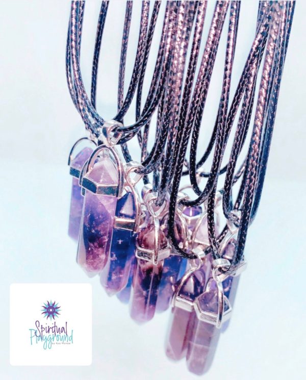 Amethyst Point Pendant Necklace