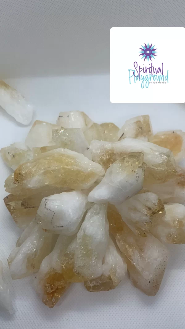 Raw Mini Amethyst & Citrine Point - Image 4