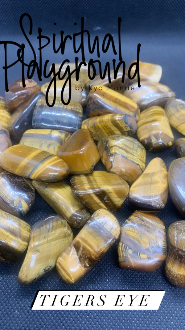 Tigers Eye Tumbled Stone - Image 3