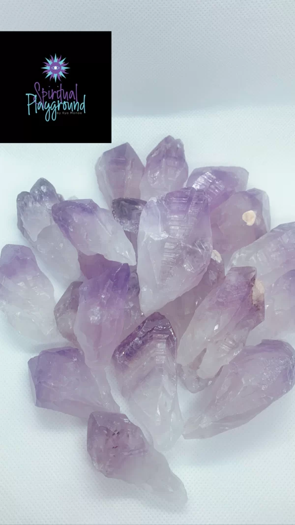 Raw Mini Amethyst & Citrine Point - Image 3