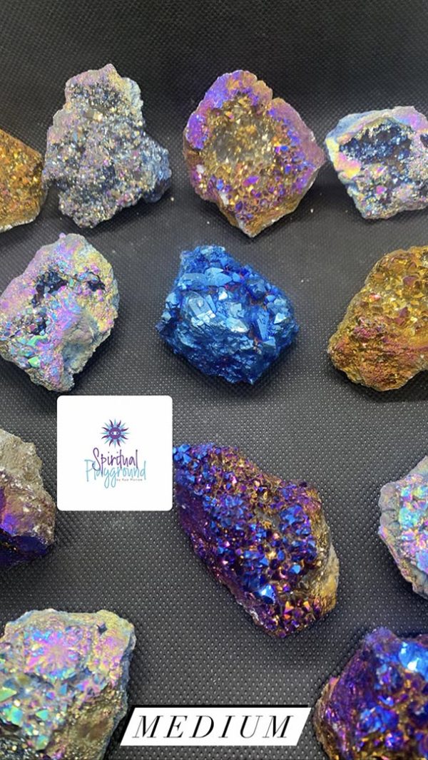 Medium Rainbow Geode