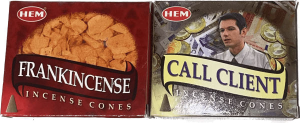Incense Cones (Frankincense / Call Client)